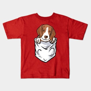 Dog In Pocket Kids T-Shirt